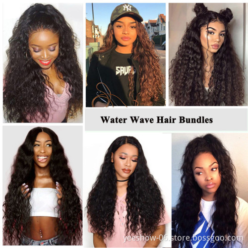wholesale cheapest brazilian raw virgin human with middle part closure hook curly super double drawn hair bundles